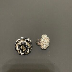 2 Handmade Adjustable Rings